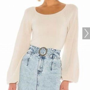 AMUR Forrest Sweater in Ecru